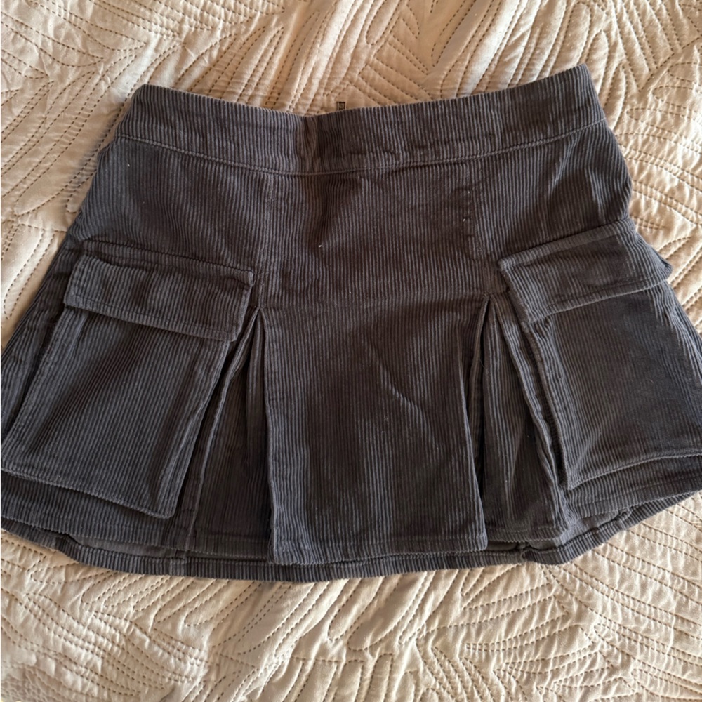 Wild Fable Gray Cargo Mini Skirt Y2K Utility Style Women’s Medium